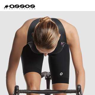 ASSOS UMA GT Bib Shorts C2 女士夏季透气骑行背带短裤 黑色 S