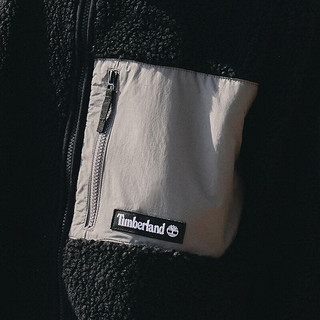 添柏岚（Timberland）官方外套男装摇粒绒抓绒衫春户外宽松|A2AXT A2AXTCU1/黑色 XL