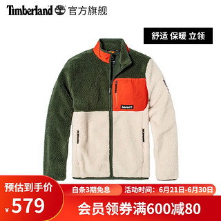 添柏岚（Timberland）官方外套男装摇粒绒抓绒衫春户外宽松|A2AXT A2AXTCT8/白色 L