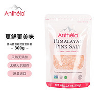 Anthela Anthéla 喜马拉雅玫瑰粉盐岩盐进口食用盐 无碘无抗结剂 粗颗粒盐300g