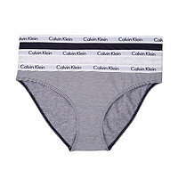 Calvin Klein 恩CK女士舒适循环LOGO三角内裤3条装 QD3588