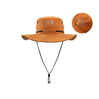 TOREAD 探路者 渔夫帽 户外遮阳速干帽 防晒透气干爽舒适速休闲帽ELK80746橙红