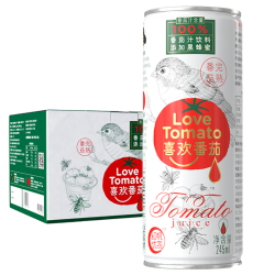 红帆优农 蜂蜜番茄汁  12罐/箱*1箱