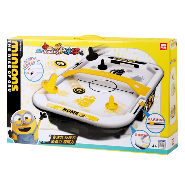 100FUN 小黄人桌上冰球儿童益智玩具桌面游戏3-8岁亲子互动儿童生日礼物