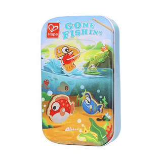 Hape 钓鱼游戏儿童掌上玩具宝宝钓鱼游戏盒 E0477