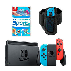 Nintendo 任天堂 日版 NS运动 任天堂 Switch NS续航版 续航增强 红蓝游戏机 全新