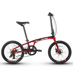 XDS 喜德盛 Z3 折叠自行车 红黑色 20英寸 8速