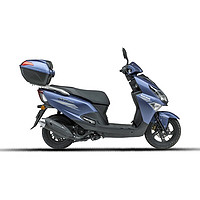 MAX POWER 豪爵 AFR125 22款国四电喷外卖通勤燃油踏板摩托车预付款 蓝色 AFR125