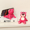 星恒梦 创意草莓熊熊手机支架桌面可爱卡通摆件平板支架少女心手机架礼物 草莓熊手机支架