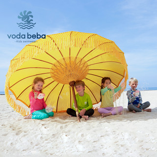 Voda Beba vodabeba儿童泳衣女童男童分体防晒速干长袖长裤青少年单件上衣裤