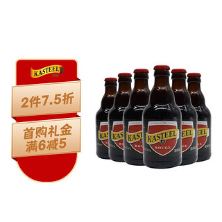 KADITE 卡迪特 红啤酒 精酿果啤 330ml*6瓶 整箱装 比利时进口