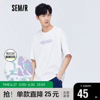 Semir 森马 情侣款短袖T恤 107322100206