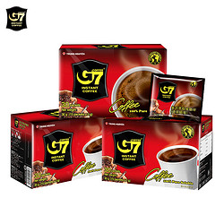 G7 COFFEE 中原咖啡 越南进口美式速溶纯黑咖啡粉 35包（签到，淘金币）