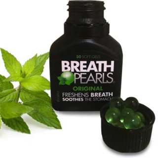 BREATH PEARLS 本草清新口气胶囊 薄荷香型 50粒