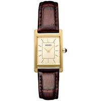 SEIKO 精工 Essentials 浅香槟色表盘石英女表 SWR066