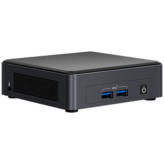 英特尔（Intel）NUC11TN 老虎 猛虎峡谷双网卡11代酷睿CPU办公商用工控迷你电脑PC主机 NUC11TNKi7 薄款-酷睿i7-1165G7 32G内存+512G M.2 NVMe SSD