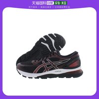 美国直邮Asics亚瑟士男士运动鞋Gel-Nimbus 21黑红拼色时尚潮流46.5