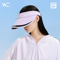 VVC遮阳帽防晒百搭空顶帽子夏新款女防紫外线户外出行专用帽子 贝壳紫