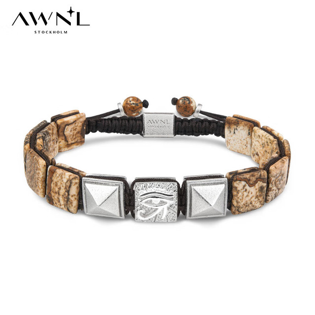 移动端：AWNL 瑞典奥锘 荷鲁斯之眼 男士手链
