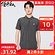 GIORDANO 佐丹奴 Polo男装凉感字母印花短袖POLO 01010231