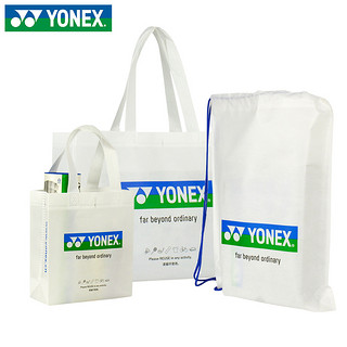 YONEX 尤尼克斯 专柜YONEX尤尼克斯鞋袋购物袋收纳袋防水yy便携手提袋子抽绳环保