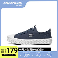 SKECHERS 斯凯奇 官方outlets 夏季女多色舒适帆布鞋低帮潮流运动鞋