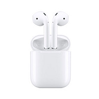PLUS会员：Apple 苹果 AirPods 二代 无线蓝牙耳机 有线充电盒版 全新海外版