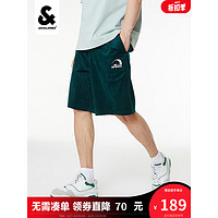 杰克·琼斯（JACK&JONES）夏季男装时尚百搭棋盘格短裤男休闲五分裤日系潮裤子22319F012 草绿色 180/84A/LR