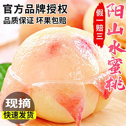 阳山 正宗无锡阳山水蜜桃3.2斤单果200g起时令新鲜水果超大果白凤软桃