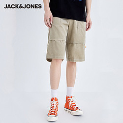 JACK&JONES 杰克琼斯 奥特莱斯纯棉弹力夏季男装灯芯绒短裤潮流百搭五分裤男