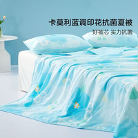 BLISS 百丽丝 家纺出品印花抗菌夏被可水洗单人双人空调被 印花抗菌夏被 150x200cm