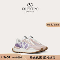 VALENTINO华伦天奴 女士 LACERUNNER 织物运动厚底鞋 2W2S0DY9GZFV7D