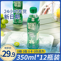 蓝剑超强薄荷水天然草本薄荷味饮料0卡0糖0脂肪350ml*12瓶/箱小瓶