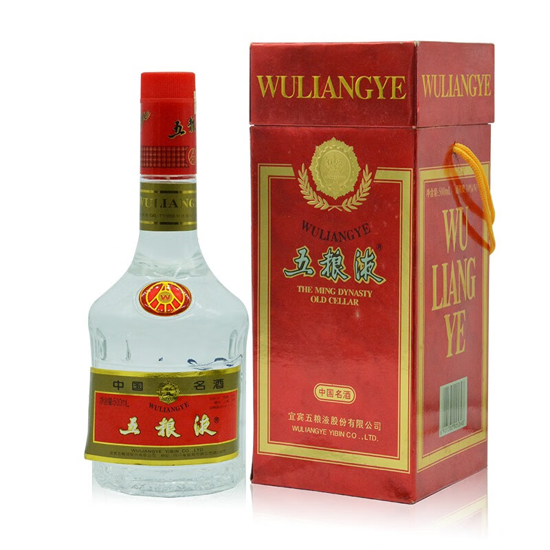 WULIANGYE 五粮液2001-2003年份红盒39度老白酒单瓶500ml 【报价价格