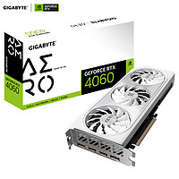 GIGABYTE 技嘉 RTX 4060 AERO OC 8G 雪鹰 显卡