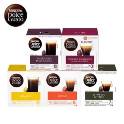 Dolce Gusto 多趣酷思 咖啡胶囊 黑咖5件套