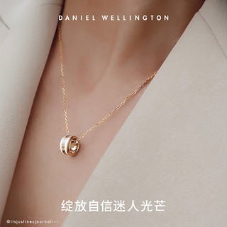 Daniel Wellington dw项链情侣同款个性双色轻奢配饰简约潮流百搭送女友