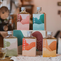 绘璟越酒低度甜酒花果酒桂花青梅桃花柚子绍兴创意黄酒组合装送礼