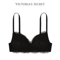 VICTORIA'S SECRET 维密 维多利亚的秘密花漾蕾丝无钢圈聚拢文胸内衣女