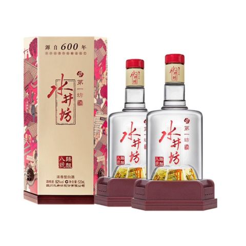 省211.5元】水井坊白酒_swellfun 水井坊第一坊臻酿八号52%vol 浓香型