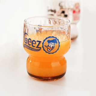 ADERIA 阿德利亚 Disney联名玻璃杯迪士尼水杯日本进口石塚硝子儿童卡通奶杯唐纳德