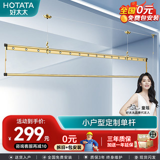 HOTATA 好太太 D-1002 固定式晾衣架 2.4m 金色