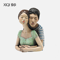 稀奇 艺术向京《因为爱情》全球限量收藏款雕塑客厅装饰摆件礼物