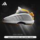  adidas 阿迪达斯 官方CRAZY 1男子中帮复刻版专业篮球鞋GY8947 白/黄 42(260mm)　