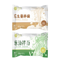 优冠山 葱油拌面*4+花生酱拌面*4 共8袋