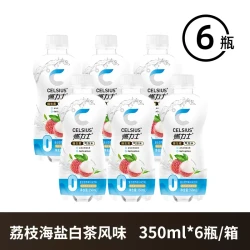 CELSIUS 燃力士 荔枝海盐白茶风味 350ml*6瓶