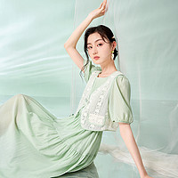 X.YING 香影 中国风连衣裙两件套 T832507550