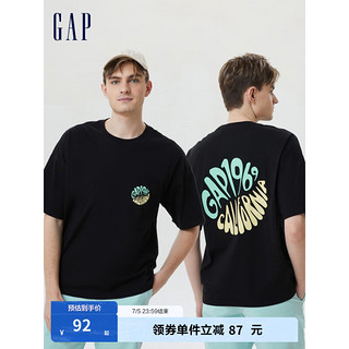 Gap 盖璞 男女款短袖T恤 672084