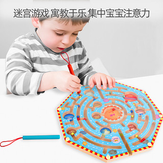 木丸子 迷宫运笔走珠游戏儿童宝宝早教益智玩具3-6岁亲子互动桌游男女孩小学生日礼物