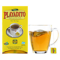 PLAYADITO 帕拉蒂托（PLAYADITO）马黛茶袋泡茶 阿根廷进口无梗马黛茶饮 清爽解腻茶盒25茶包*3克